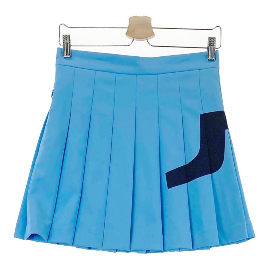 【新品未使用】J.LINDEBERG ジェイリンドバーグ 水色 プリーツスカート J.LINDEBERG ジェイリンドバーグ プリーツスカート ブルー系 S