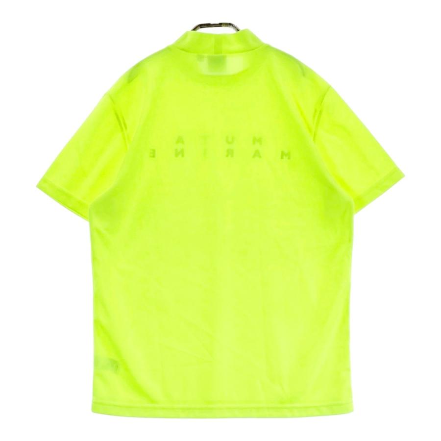 新品未使用　MUTA MARINE ムータマリン モックネック 半袖 サイズ5 MUTA MARINE ムータマリン モックネック半袖Tシャツ イエロー系