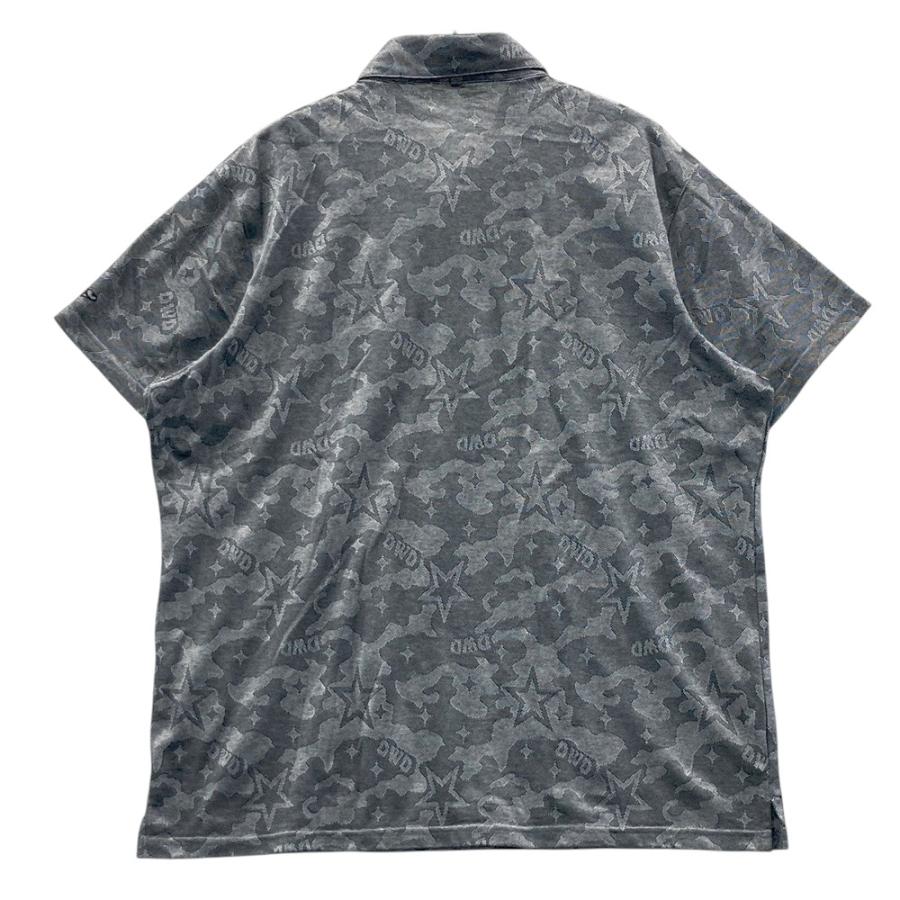 美品　DANCE WITH DRAGON 総柄　半袖ポロシャツ Dance With Dragon DANCE WITH DRAGON ダンスウィズドラゴン