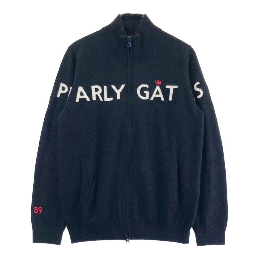 美品PEARLY GATES カシミヤ100%ジップアップジャケット サイズ5 PEARLY GATES（パーリーゲイツ） ニットジップジャケット カシミヤ