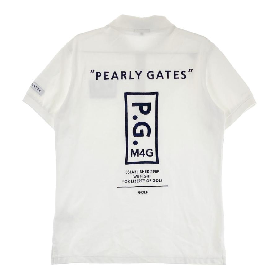 PEARLY GATES ポロシャツ サイズ5 ホワイト PEARLY GATES パーリーゲイツ 半袖ポロシャツ ホワイト系 5