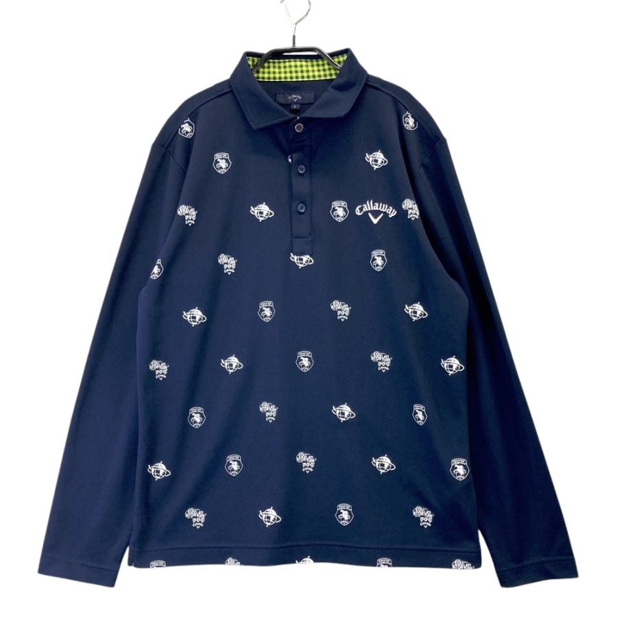 キャロウェイＣ23134123　メンズトップス　ネイビー　LLサイズ キャロウェイC23134123 メンズトップス ネイビー Lサイズ 【公式通販】