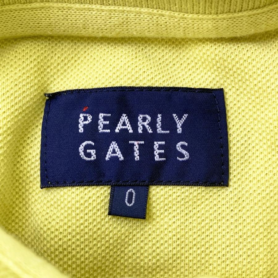 PEARLY GATES パーリーゲイツ 半袖ポロシャツ イエロー系 0 ゴルフ
