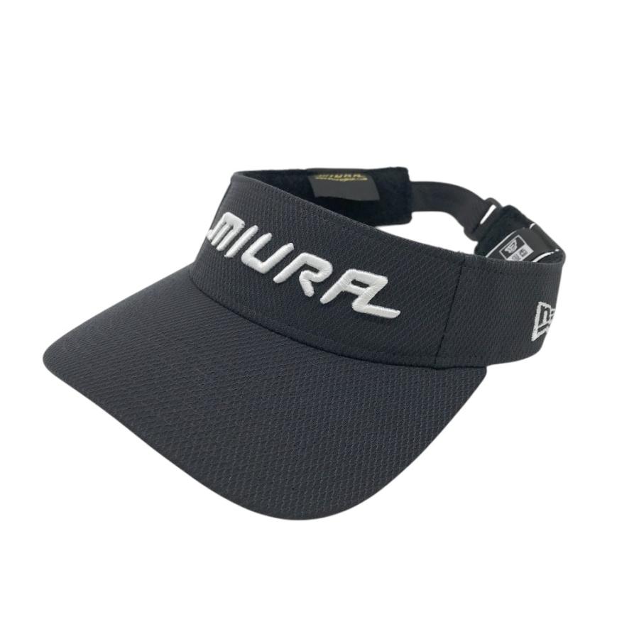 三浦技研 サンバイザー ×NEWERA ブラック系 ONE SIZE ゴルフウェア