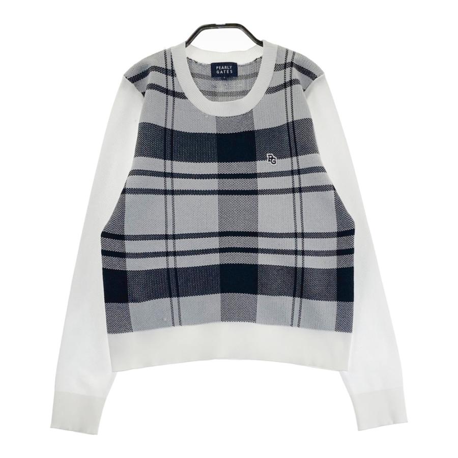 PEARLY GATES パーリーゲイツ 2023年モデル ニットセーター チェック柄