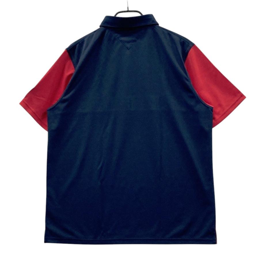 サイズ：M   GOLF トミー ヒルフィガーゴルフ  半袖ポロシャツ  ネイビー系 [240101390881] ゴルフウェア メンズ ストスト TOMMY HILFIGER GOLF トミー ヒルフィガーゴルフ 半袖ポロシャツ