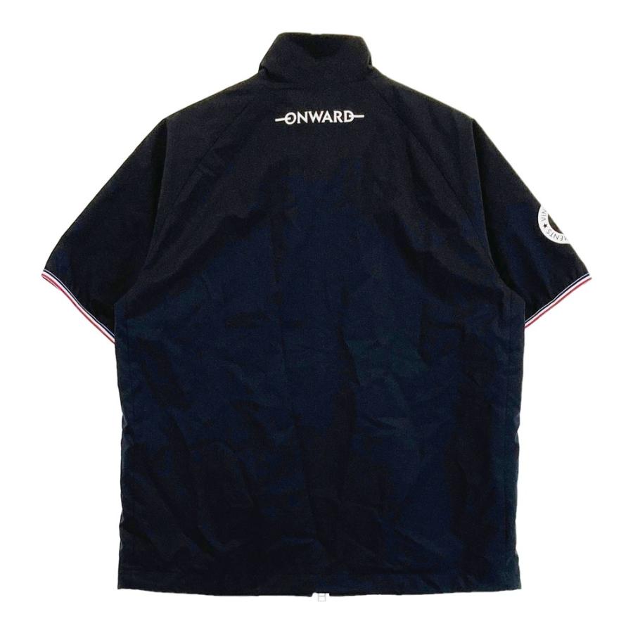 23区GOLF ニジュウサンクゴルフ JRVTYW0805 半袖 裏メッシュ ジップ 