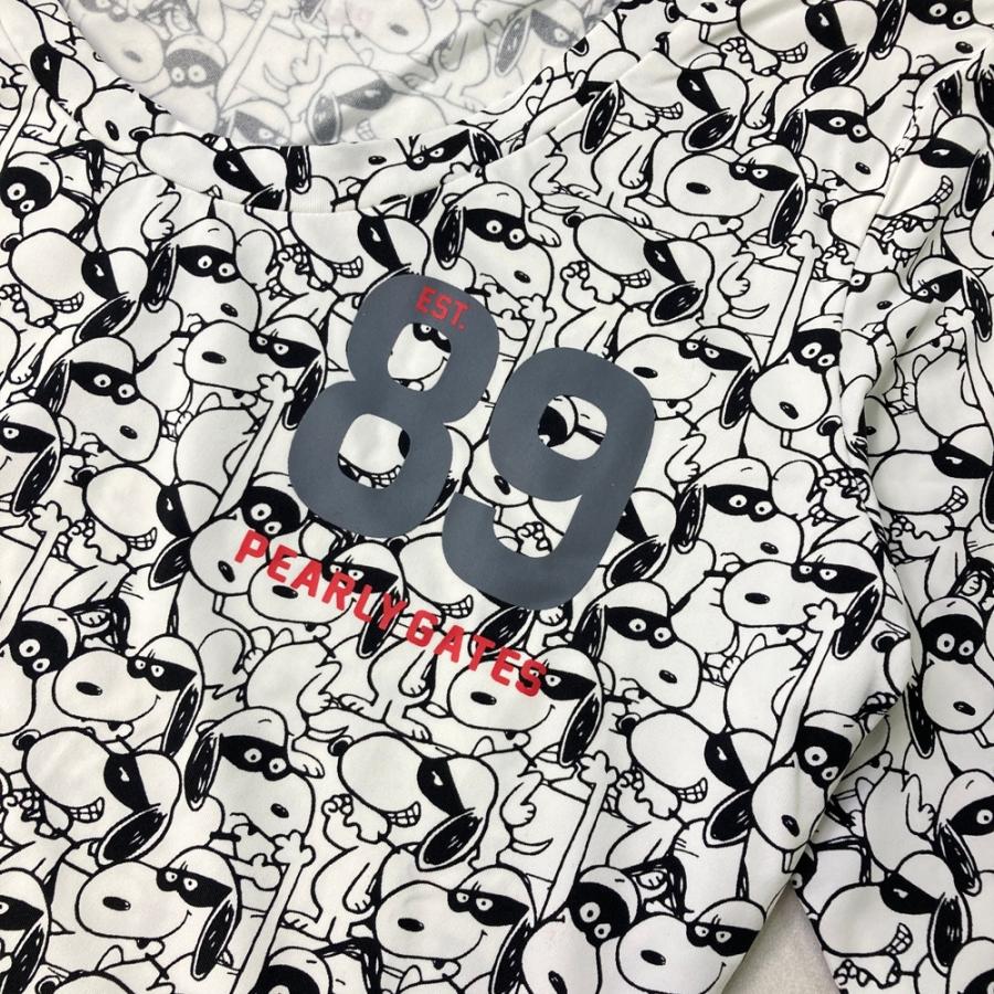 パーリーゲイツ　SNOOPY柄　インナー 新品】PEARLY GATES パーリーゲイツ ×PEANUTS 長袖インナーTシャツ