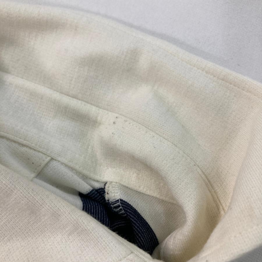 BEAMS GOLF ビームスゴルフ 長袖ポロシャツ ストライプ柄 ホワイト系 S