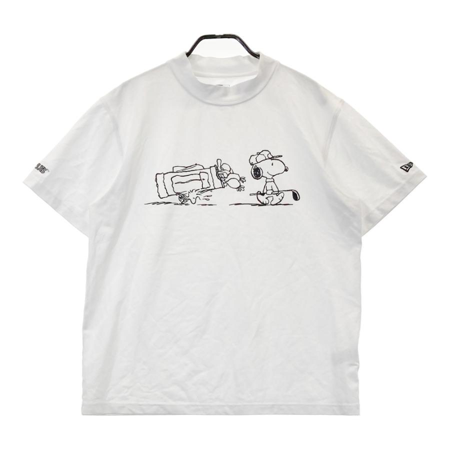 NEW ERA ニューエラ ×PEANUTS モックネック 半袖Tシャツ