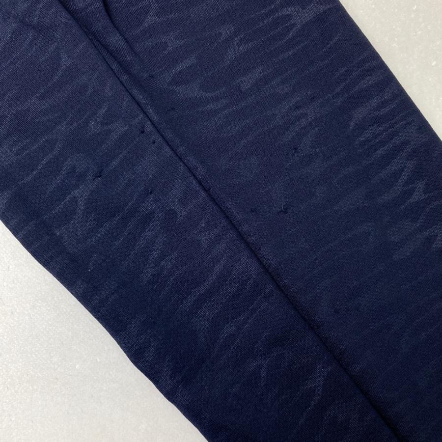 ADMIRAL アドミラル 長袖ポロシャツ ボタンダウン 総柄 ネイビー