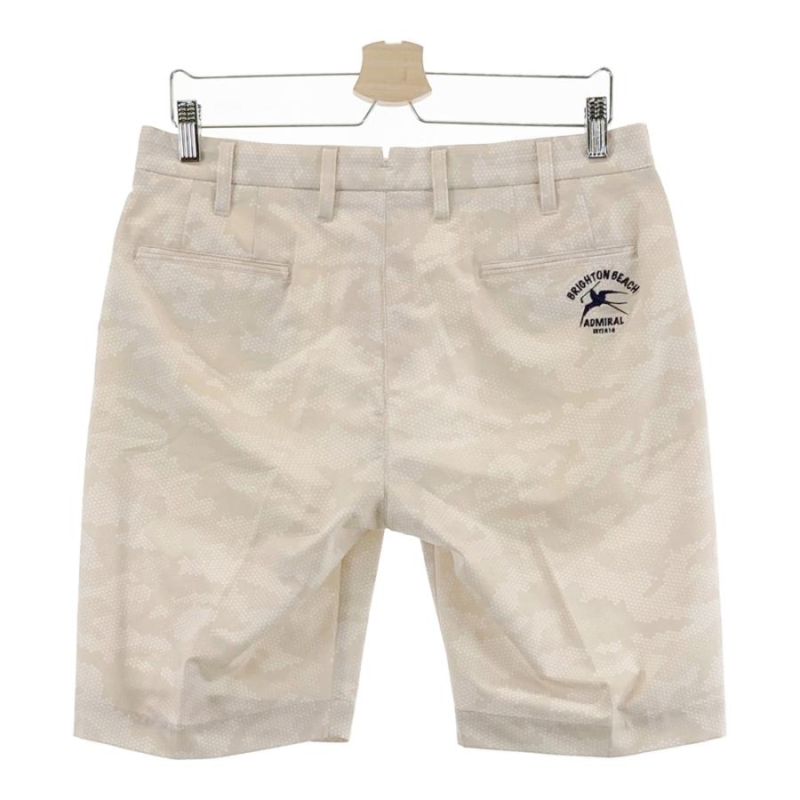 ADMIRAL アドミラル ハーフパンツ 迷彩 カモフラ柄 ベージュ系 L