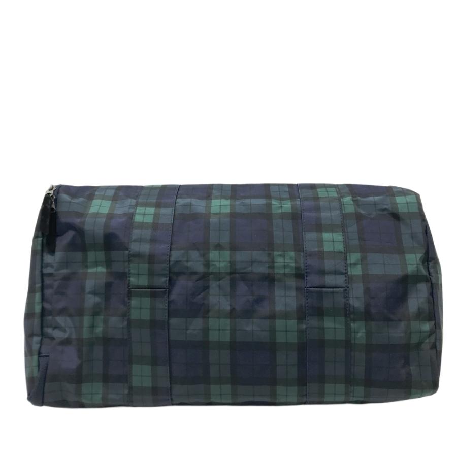 BEAMS GOLF ビームスゴルフ ボストンバッグ チェック柄 グリーン系