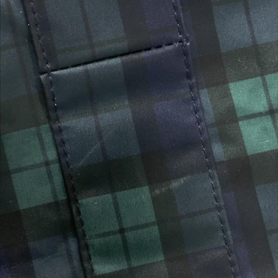 BEAMS GOLF ビームスゴルフ ボストンバッグ チェック柄 グリーン系