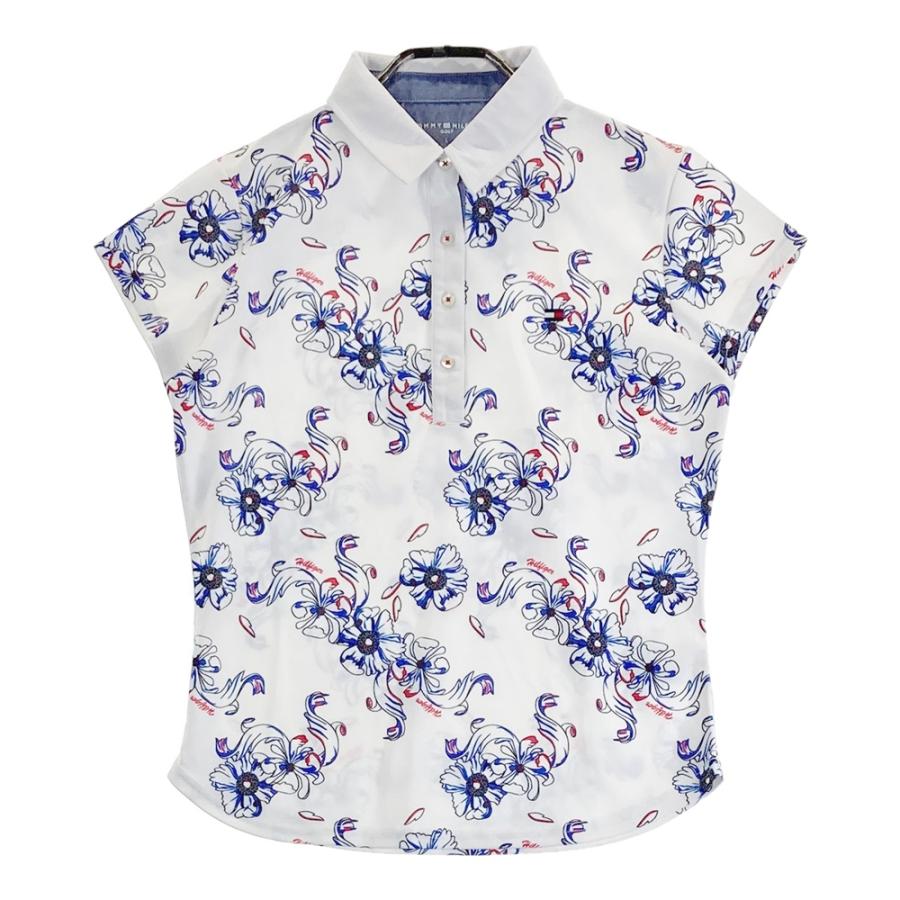 TOMMY HILFIGER GOLF トミー ヒルフィガーゴルフ 半袖ポロシャツ 花柄 