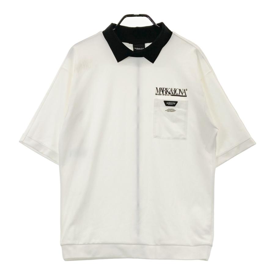 MARK&LONA 襟付き半袖 ゴルフウェア 美品 MARK&LONA マークアンドロナ 2024年モデル 襟付 半袖Tシャツ