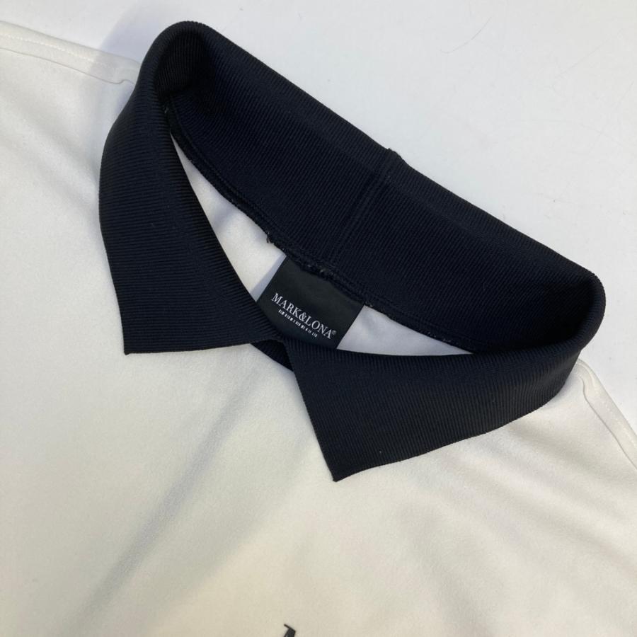 本日限定価格！【美品】MARK&LONA 半袖カットソーゴルフウェア 48 MARK&LONA マークアンドロナ 2024年モデル 襟付 半袖Tシャツ