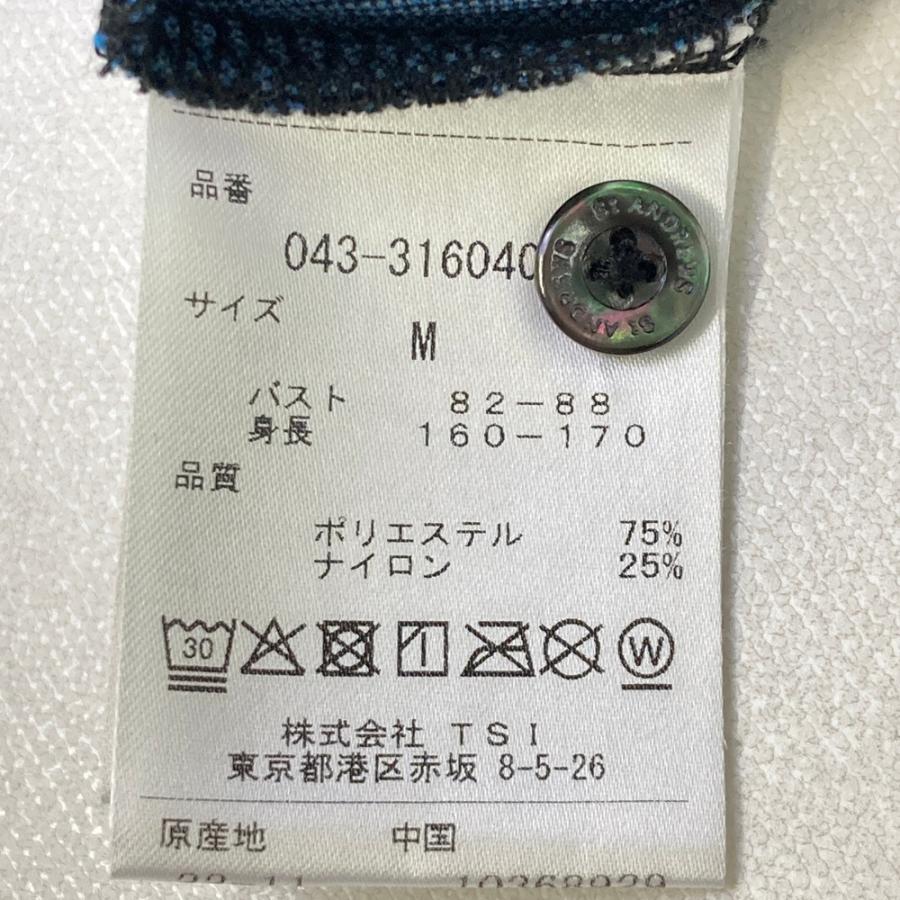 ST ANDREWS セントアンドリュース ; 半袖ポロシャツ 総柄