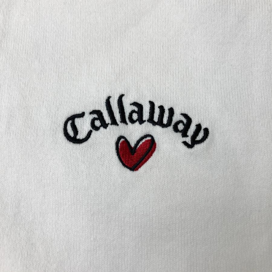CALLAWAY キャロウェイ 2024年 半袖ポロシャツ ホワイト系 L ゴルフ