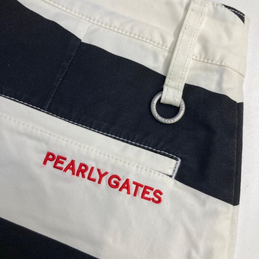 PEARLY GATES パーリーゲイツ 30周年 ストレッチスカート ボーダー柄