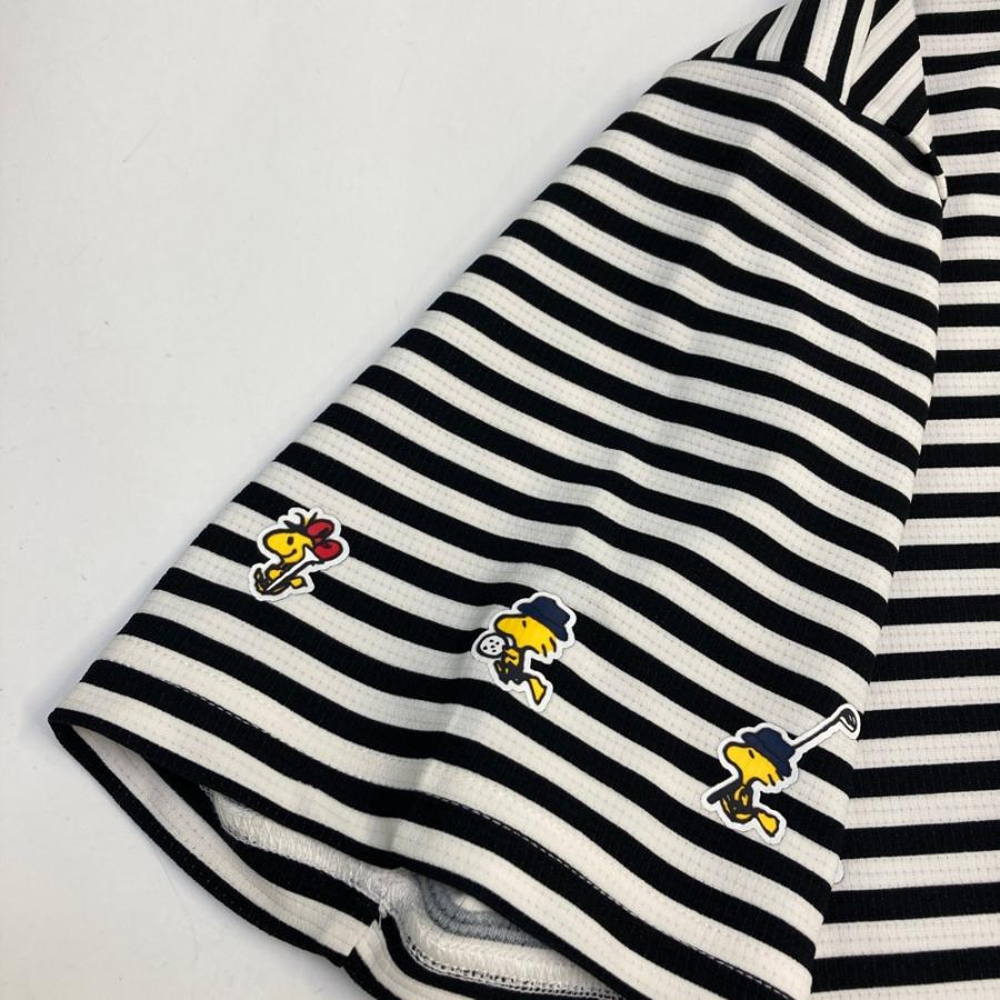 美品　パーリーゲイツ　スヌーピー　ボーダー　ポロシャツ PEARLY GATES パーリーゲイツ 2024年モデル ×PEANUTS 半袖