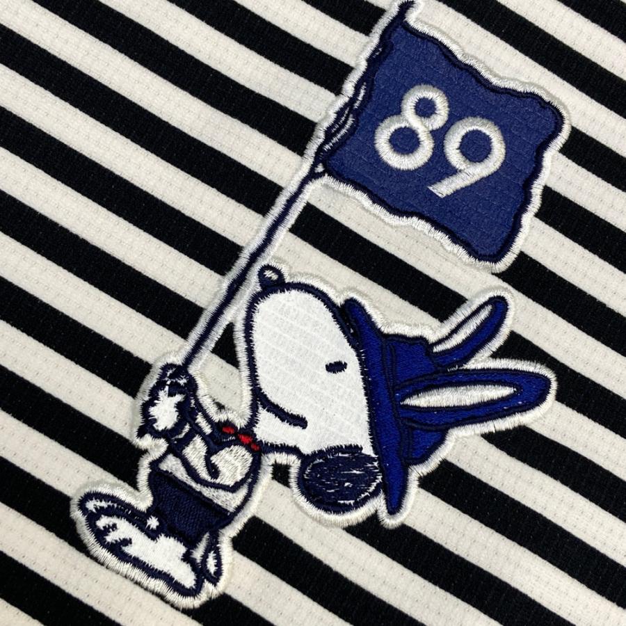 美品　パーリーゲイツ　スヌーピー　ボーダー　ポロシャツ PEARLY GATES パーリーゲイツ 2024年モデル ×PEANUTS 半袖