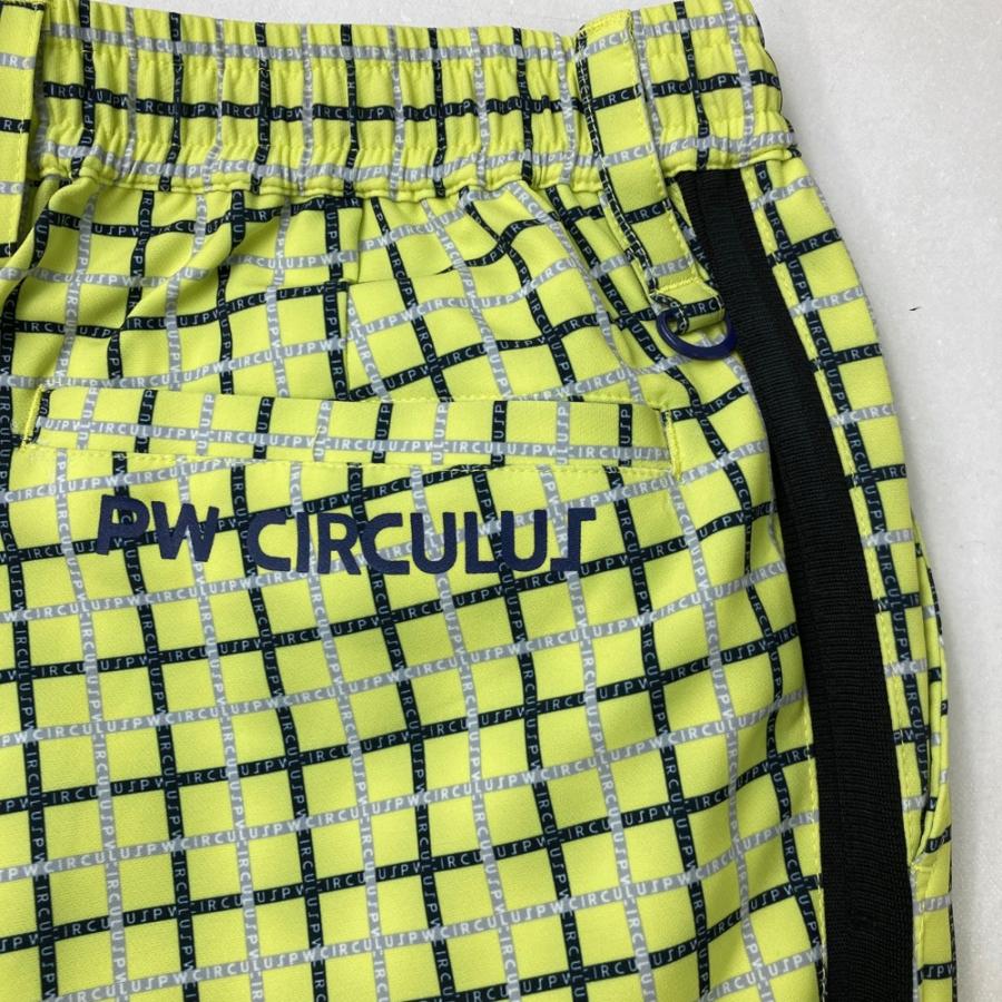 ピーダブリュサーキュラス　パンチングパンツ PW CIRCULUS ピーダブリュサーキュラス ストレッチパンツ ロゴ