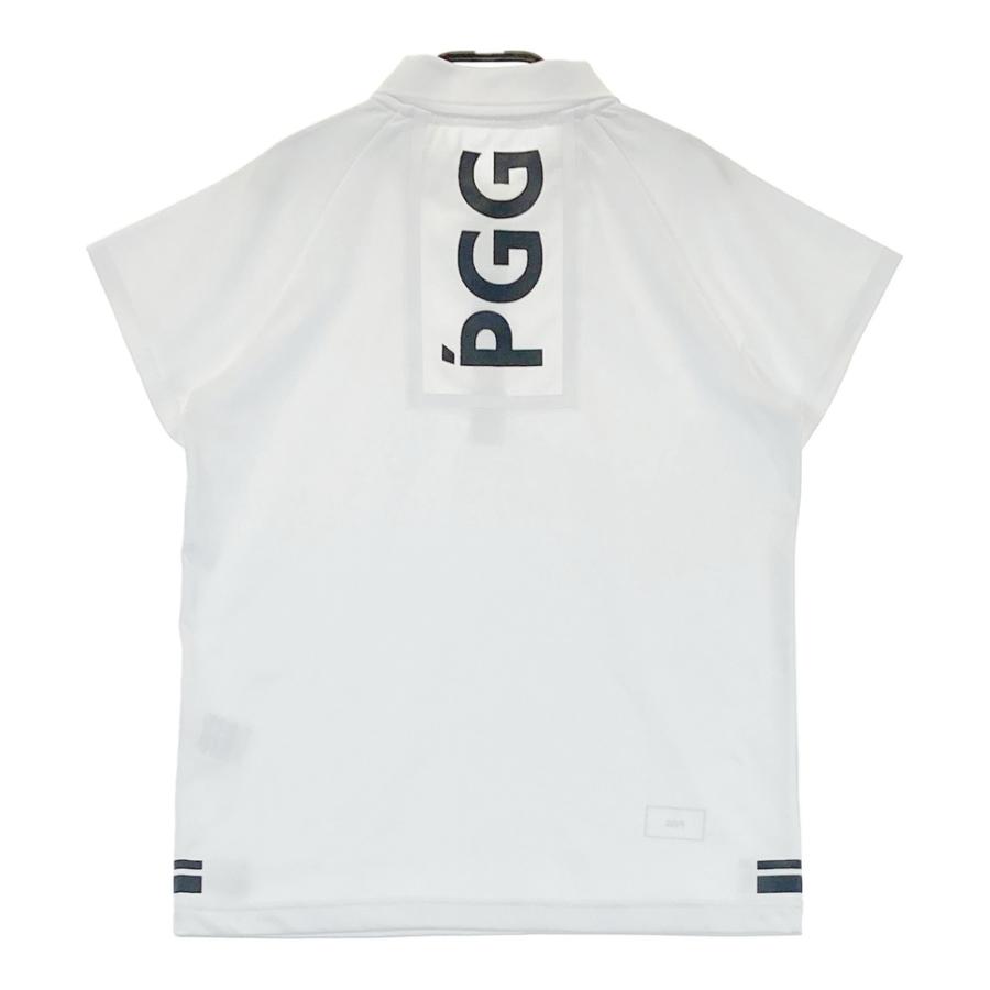 PGG PEARLY GATES パーリーゲイツ 半袖ポロシャツ ホワイト系 0