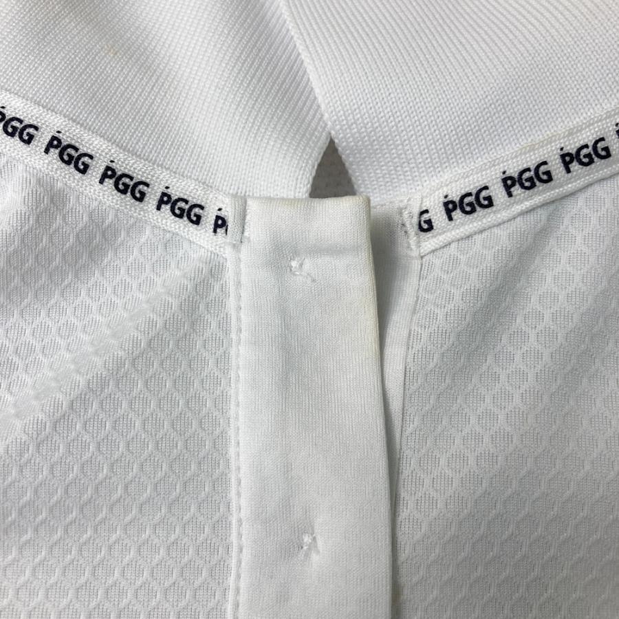 PGG PEARLY GATES パーリーゲイツ 半袖ポロシャツ ホワイト系 0 ゴルフ