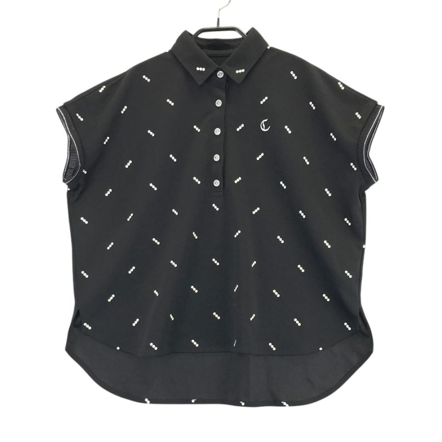 CALLAWAY キャロウェイ 半袖ポロシャツ レッドレーベル 総柄 ブラック