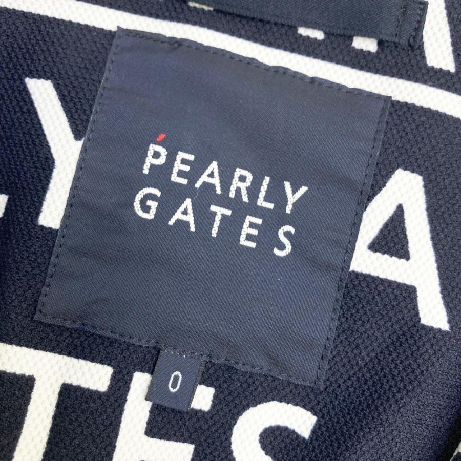 PEARLY GATES パーリーゲイツ テーラードジャケット ロゴ 総柄