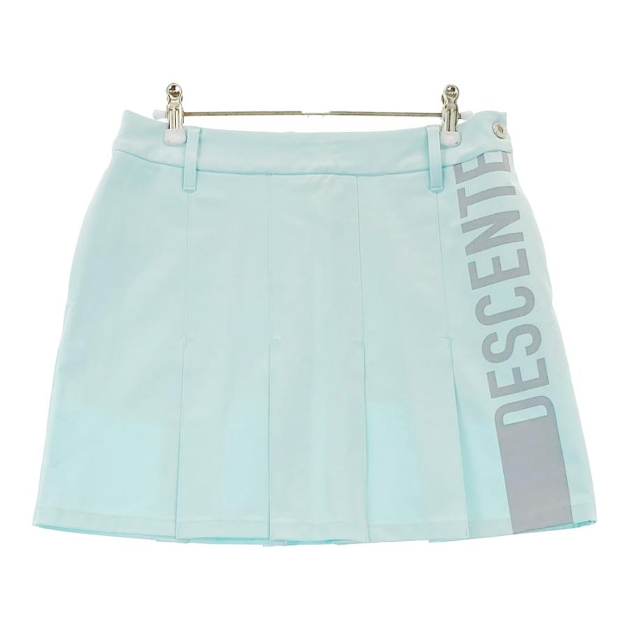 DESCENTE GOLF デサントゴルフ プリーツスカート ブルー系 L ゴルフ