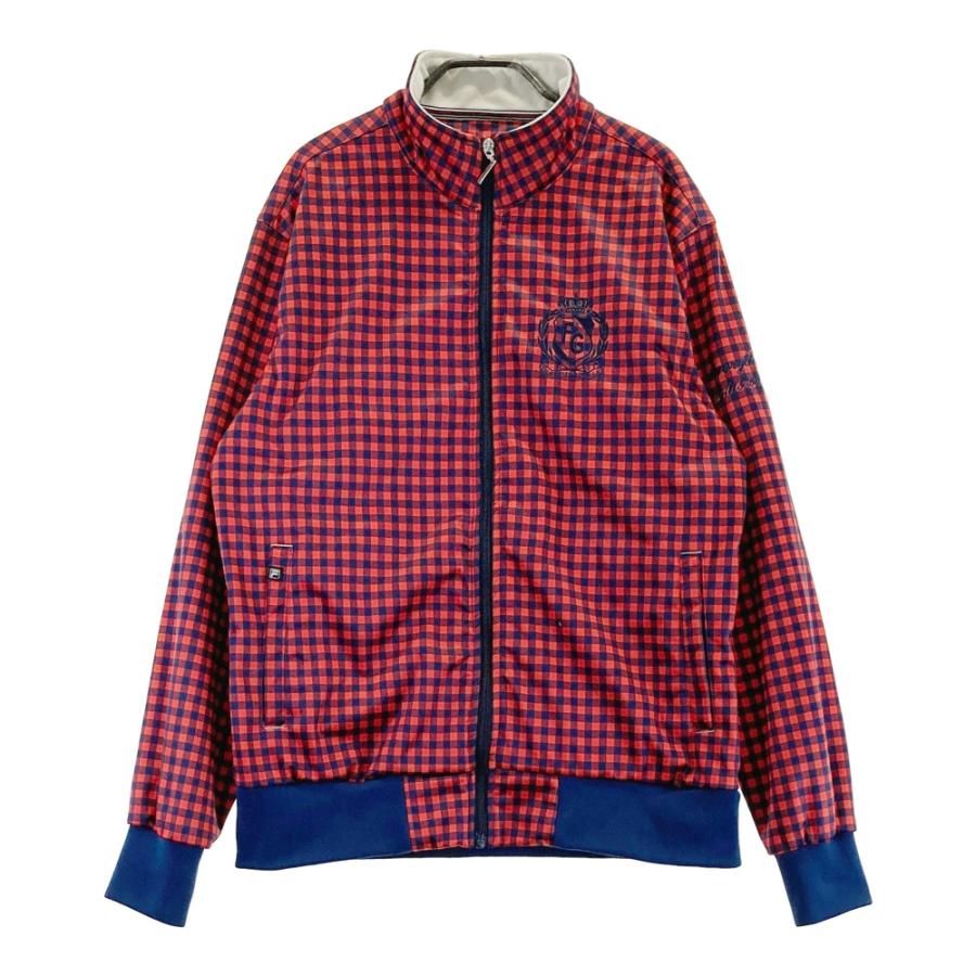 FILA GOLF フィラゴルフ 裏フリース ジップジャケット チェック柄