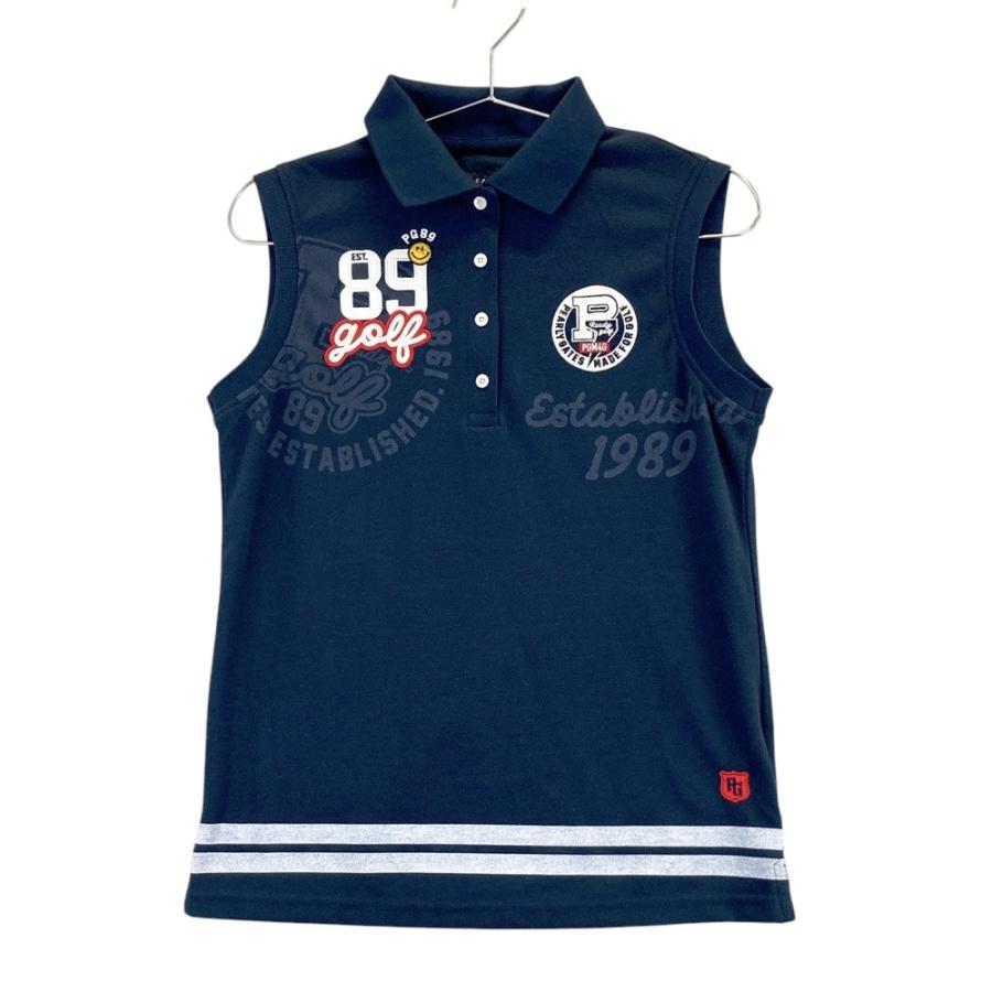 パーリーゲイツ ポロシャツ ノースリーブ ネイビー 1 PEARLY GATES