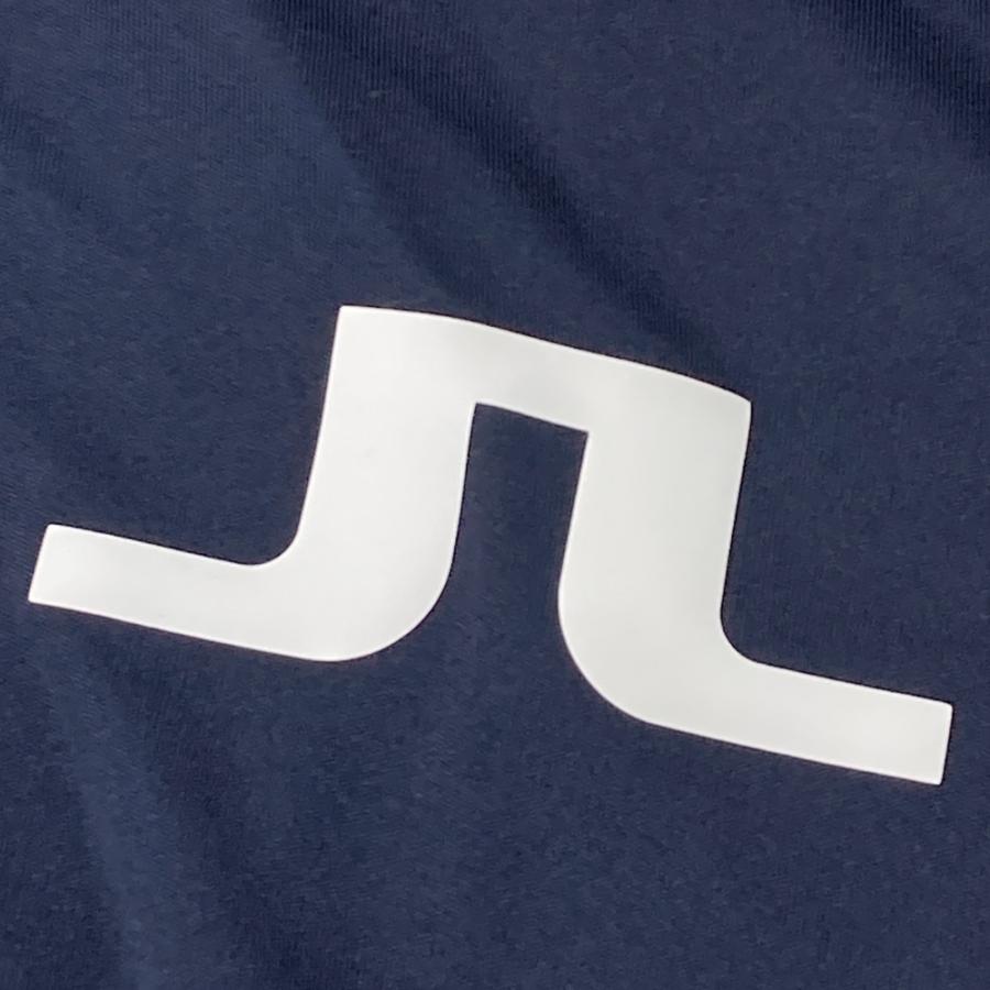 新品】J.LINDEBERG ジェイリンドバーグ 半袖ポロシャツ ネイビー系 L