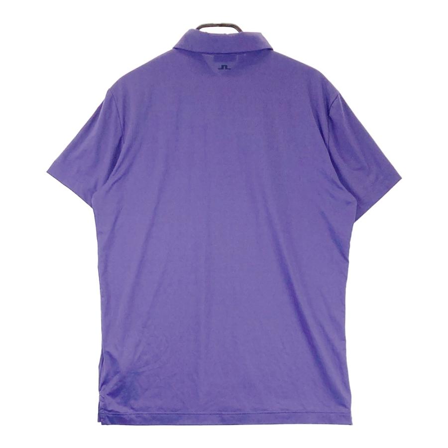 J.LINDEBERG ジェイリンドバーグ 半袖ポロシャツ パープル系 L