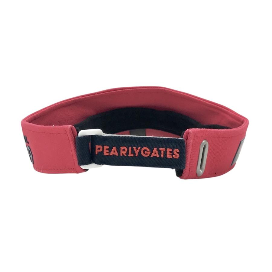 PEARLY GATES パーリーゲイツ サンバイザー ピンク系 FR ゴルフウェア