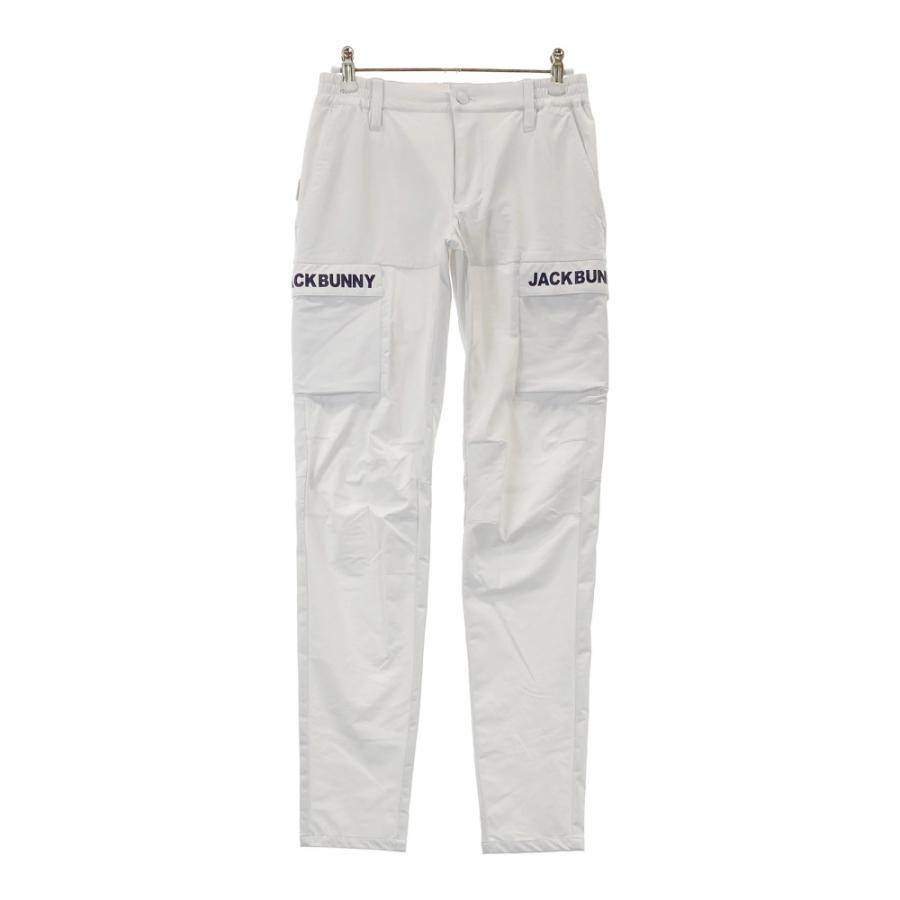 【新品未使用】Jack Bunny!! ジャックバニー　サイズ0 JACK BUNNY ジャックバニー ストレッチパンツ ホワイト系 0 ゴルフ