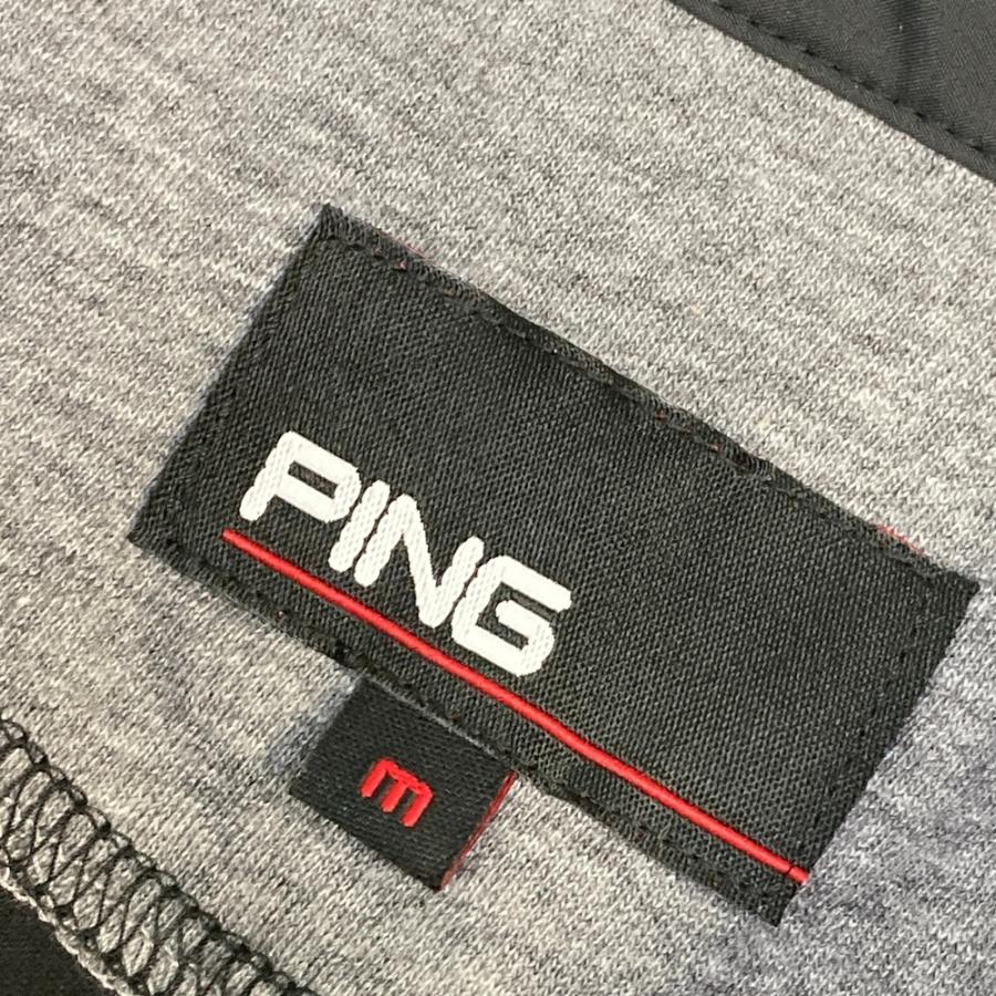 ルPINGレディースゴルフワンピース半袖 お値下げしました! PING ピン 半袖ワンピース ブラック系 M ゴルフウェア