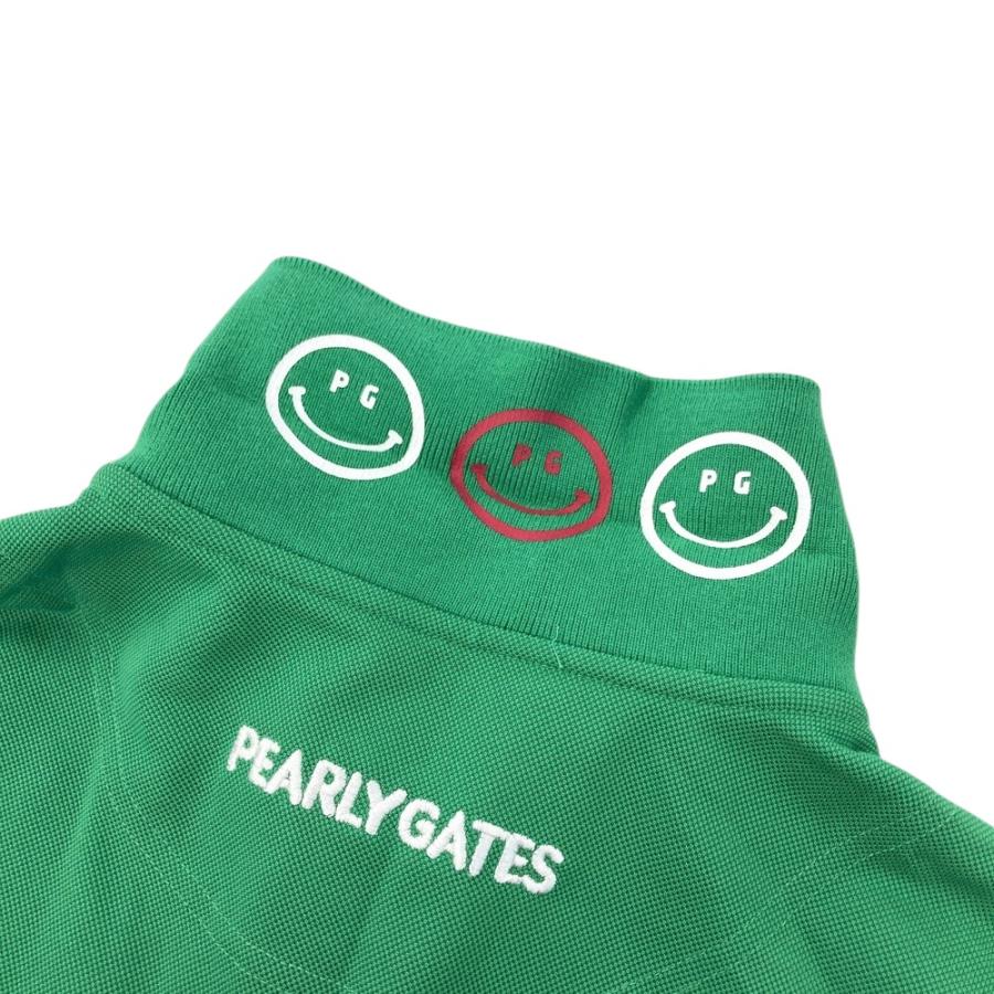 新品未使用！　PEARLY GATES　ポロシャツ サイズ4 　グリーン　M PEARLY GATES パーリーゲイツ 半袖ポロシャツ グリーン系 4