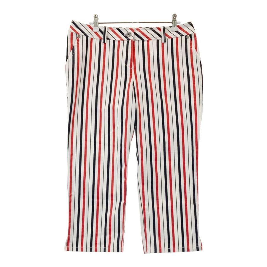 MUNSING WEAR マンシングウェア クロップドパンツ ストライプ柄
