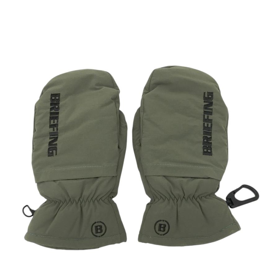 BRIEFING GOLF ブリーフィング ミトン カーキ系 FREE ゴルフウェア  