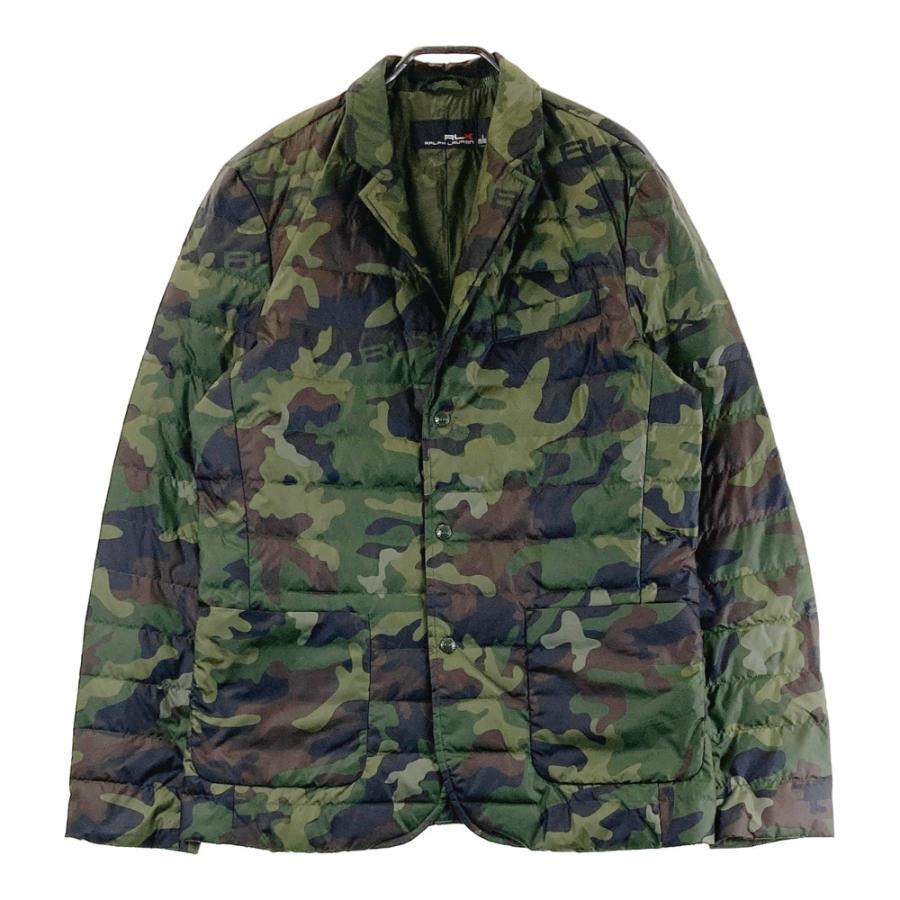 【美品】RLX ラルフローレン ハーフジップ長袖シャツ 迷彩カモフラ柄 ロゴ M 美品】RLX ラルフローレン ハーフジップ長袖シャツ 迷彩カモフラ