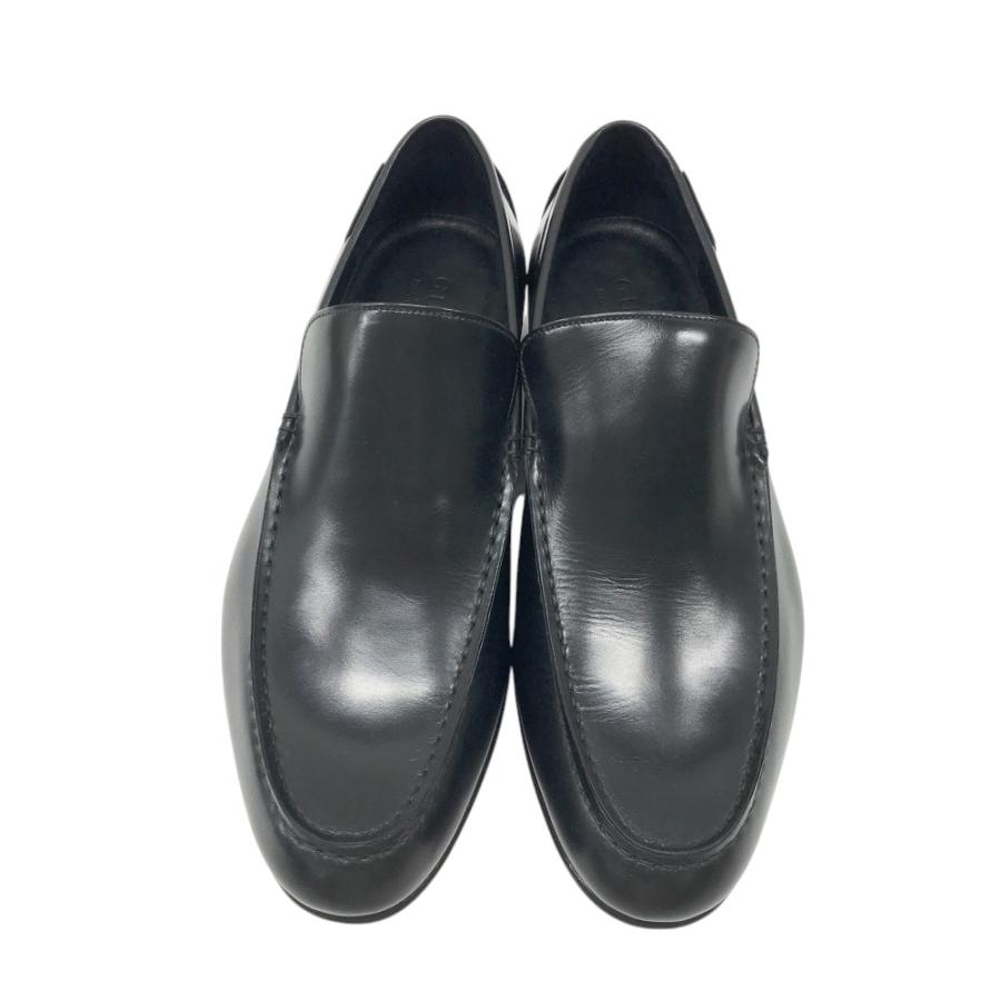 GUCCI グッチ 122284 ローファー レザー ブラック系 39 1/2 E メンズ