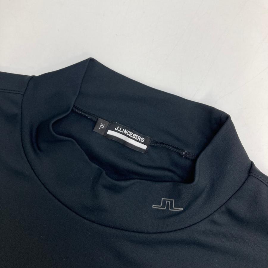 J.LINDEBERG ジェイリンドバーグ バックロゴ モックネック半袖Tシャツ