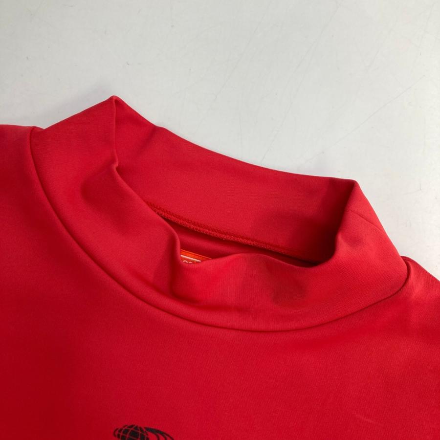 サイズ：S BEAMS GOLF ビームスゴルフ 2023年モデル ハイネック 半袖Tシャツ  レッド系 [240101597686] ゴルフウェア メンズ ストスト サイズ：S BEAMS GOLF ビームスゴルフ 2023年モデル ハイネック 半袖T