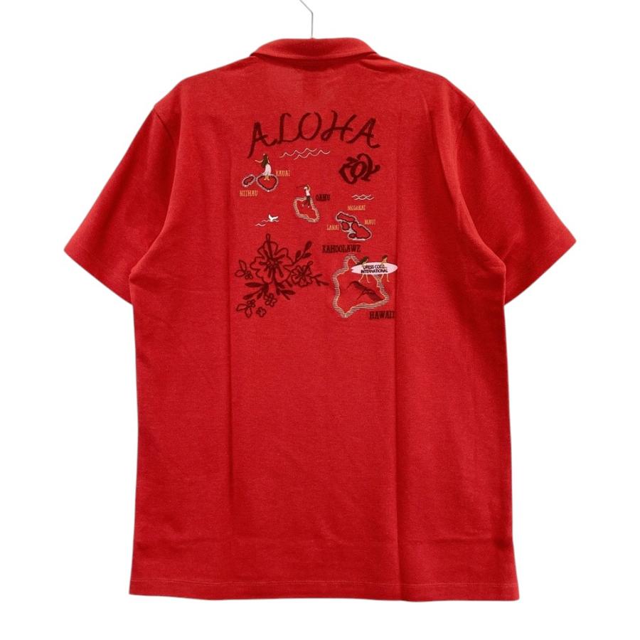 ZOY（ゾーイ） 【新品】ZOY 半袖ポロシャツ ボタンダウン レッド系 3