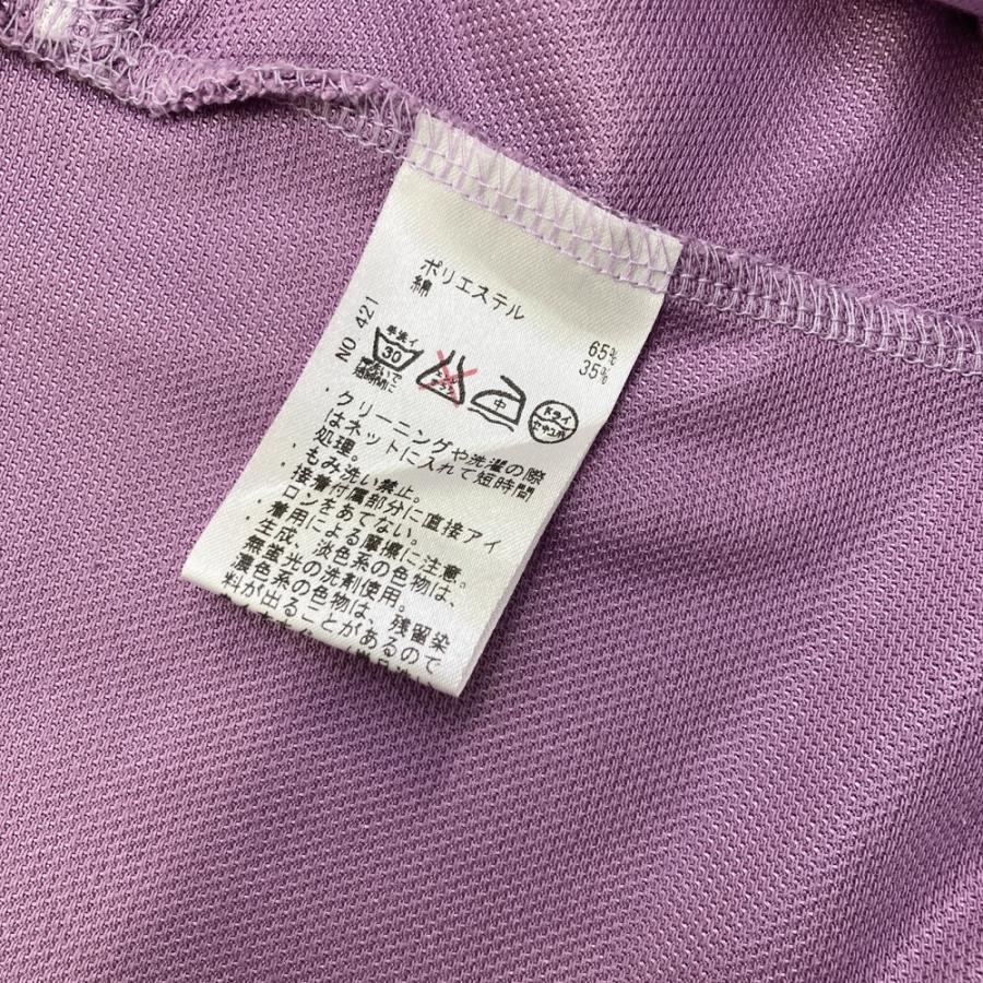 新品 ヒールクリーク ゴルフ レディース 半袖ハイネックTシャツ ハーフジップ HEAL CREEK ヒールクリーク ハーフジップ 半袖Tシャツ パープル