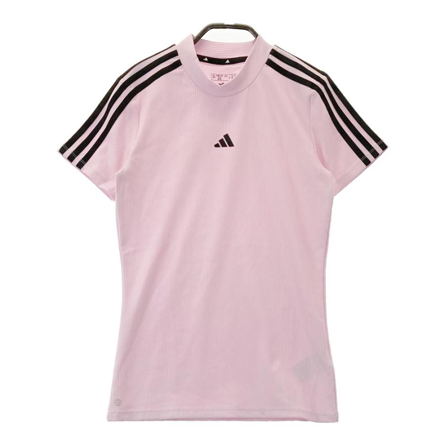 ADIDAS GOLF アディダスゴルフ HS9017 モックネック半袖Tシャツ ピンク 