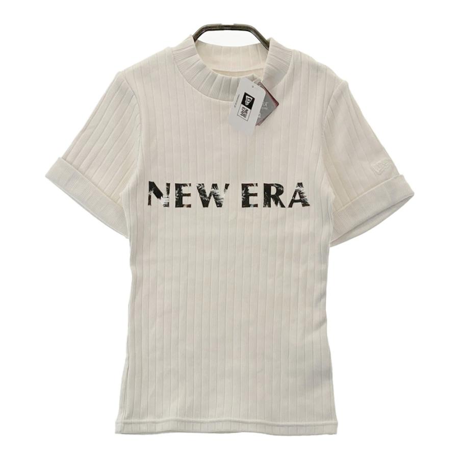 新品】NEW ERA ニューエラ モックネック 半袖Tシャツ ホワイト系 SMALL